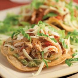 Thanksgiving Crispy Turkey Tostadas