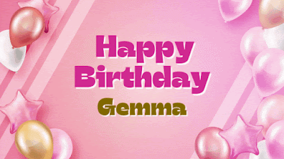 Happy Birthday Gemma