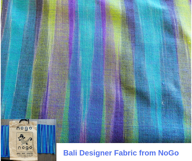 DIY Drapes close-up Bali fabric from Nogo