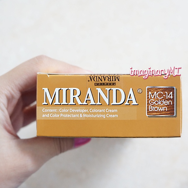 REVIEW MIRANDA  HAIR COLOR PREMIUM 3D MC 14 GOLDEN  BROWN  