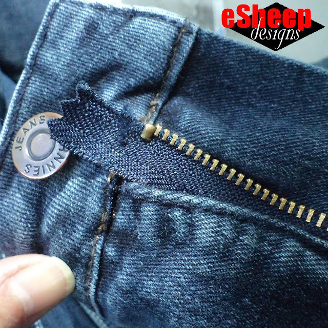 replacing a jeans zipper