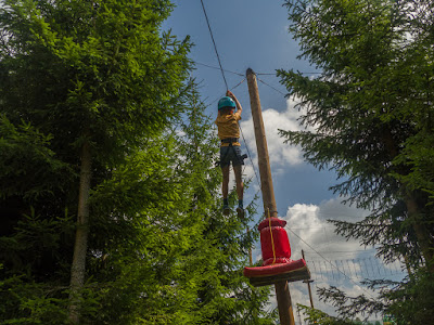 wypasiona dolina, park linowy, Zubrzyca Górna