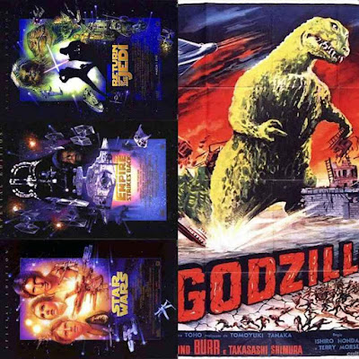 Poster Star Wars Trilogy dan Godzilla Trilogy