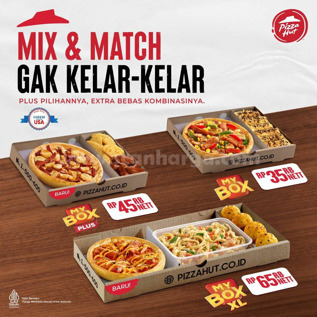 Promo Pizza HUT PHD! My Box Plus XL – Harga mulai Rp. 45.000 nett
