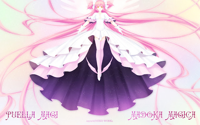 Puella Magi, Goddess Madoka, anime wallpaper