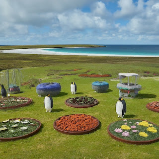 Penguin-Friendly Garden
