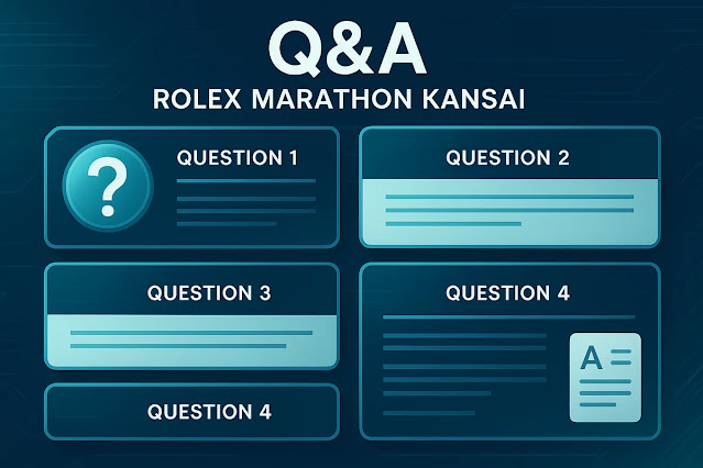 ロレックスマラソン関西のよくある質問【Q&A】
