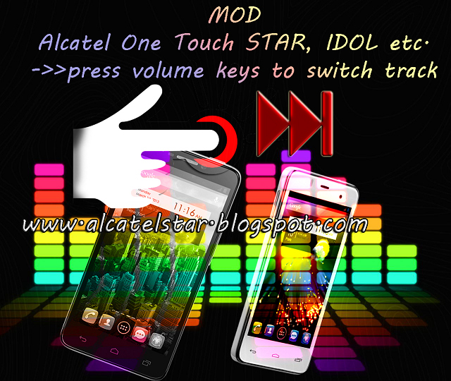 long press skip songs for alcatel star, idol, xpop, mpop, spop