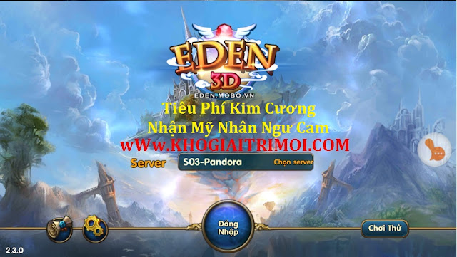 Sự kiện Tiêu Phí Kim Cương - Nhận Mỹ Nhân Ngư Cam game Eden 3D