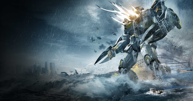   Pacific Rim Movie Sci Fi Jaeger Sea Mecha Robot HD Wallpaper Desktop PC Background a152.