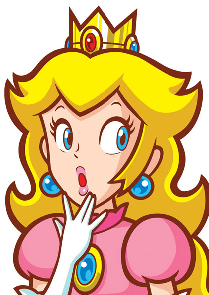 princess peach and mario cartoon. princess peach mario kart wii