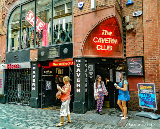 Fachada do Cavern Club, Liverpool, Inglaterra