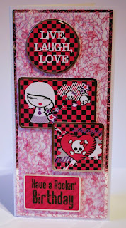 Kanban So Macho and So Feminine die cut toppers & card 