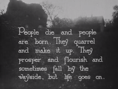 silent movies intertitles title cards