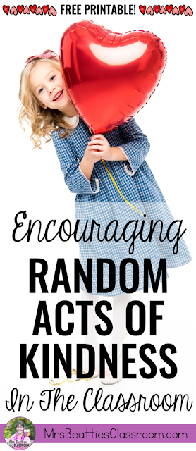 Cultivate a culture of kindness in your classroom with these Random Acts of Kindness ideas for children and young students. Gather ideas for your classroom and grab a FREEBIE - a 30-Day Random Acts of Kindness Challenge for Kids! 