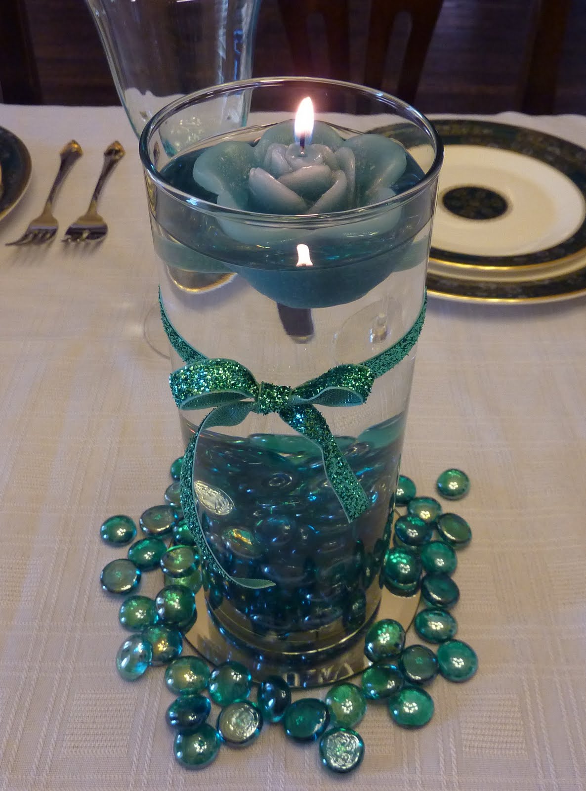 floating candle centerpieces