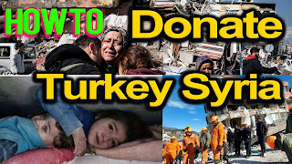 how to donate turkey and  Syria from india