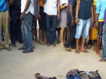 Graphic photos: 4 Vigilante boys shot dead by kidnappers in Aba, Abia state 