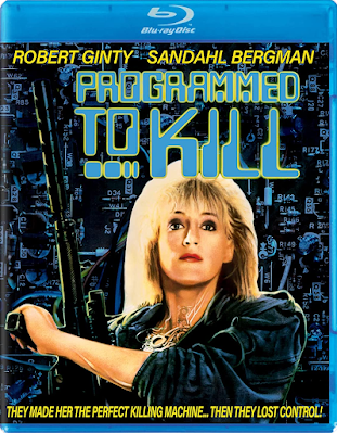 Cover artwork for Kino Lorber's PROGRAMMED TO KILL Blu-ray!