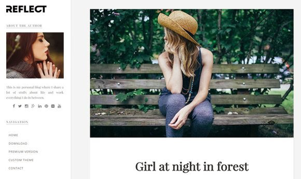 Reflect-Blogger-Template
