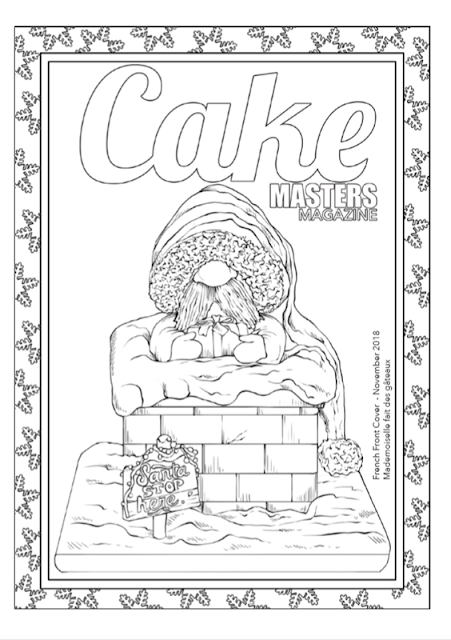 Livre de Coloriage Cake Masters Magazine