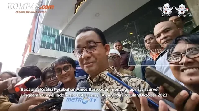 Meski selalu berada di urutan bawah dalam berbagai hasil survei Elektabilitas Rendah di Survei, Anies: Saya Lebih Percaya Gus Jazilul