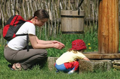 NAMC modeling montessori behavior at home child teacher outdoors