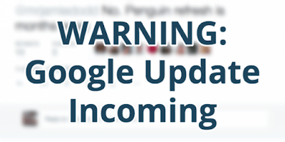 Google Updates Warning image