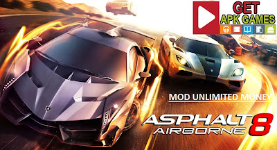 Asphalt 8 Airborne v1.0.1 Apk+Datafiles (Mod Money)