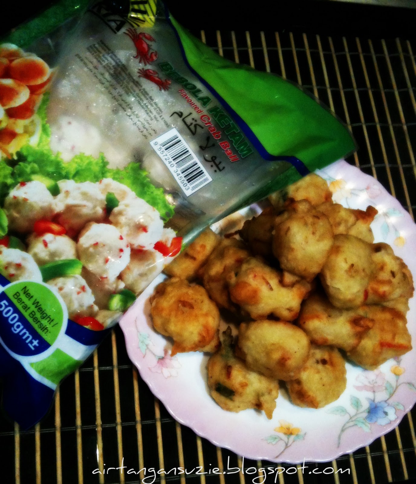 Cucur Nasi Bebola Ketam