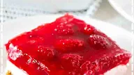 Raspberry Jello Pretzel Salad