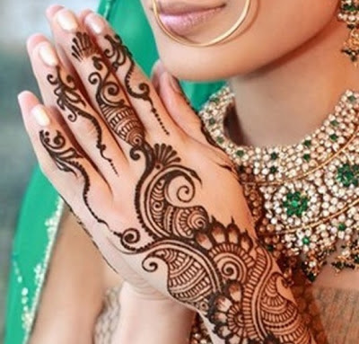 Nice Bridal Mehndi Designs 2013 By Falguni Rajpara 2013 Images For Legs Designs 3 Pics HD