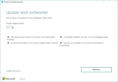 Windows 10-Update-Assistent Kostenlos Download Deinstallieren