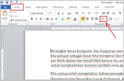  goresan pena pada Microsoft word yakni hal yang penting dan perlu dilakukan Cara Mengatur Spasi Tulisan di Microsoft Word