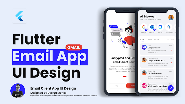 Flutter UI Email Gmail Clone App
