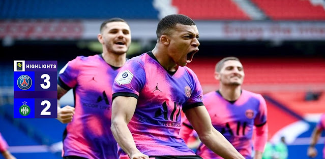 Paris Saint Germain vs Saint-Étienne – Highlights