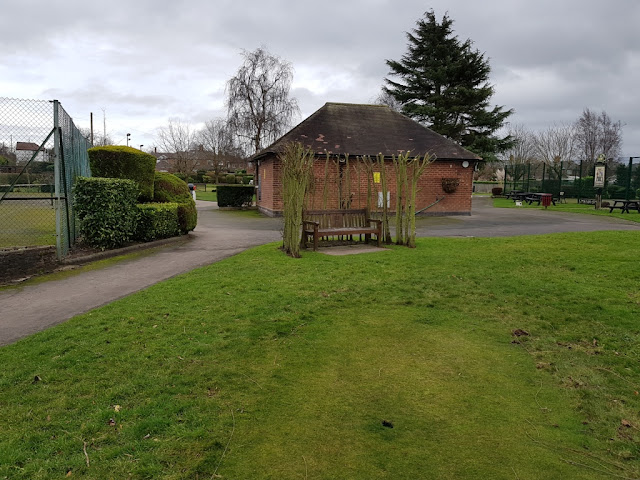 Bench at Vickersway Park in Northwich