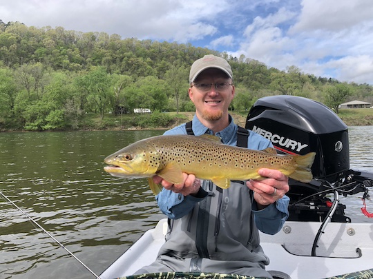 My first White River brown trout