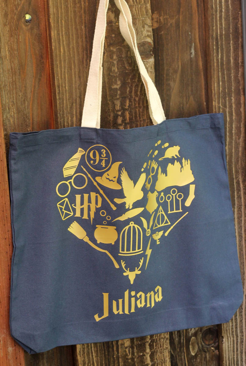 Download Harry Potter Icons Tote Bag Svg File The Kim Six Fix