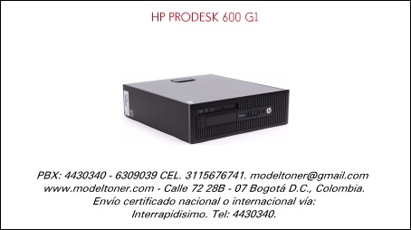 HP PRODESK 600 G1 MODELTONER