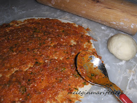 Evde lahmacun 