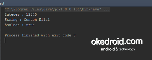 Contoh Output Class Generic Java