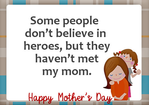 Happy Mother's Day.