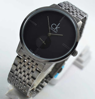 jam tangan CK chrono second full black