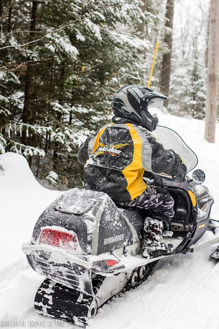 Snowmobile fun in the Adirondacks