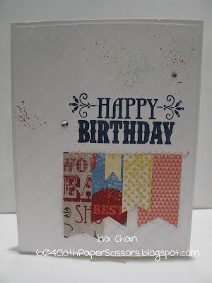 You're Amazing Birthday Card - Ida Chan Stampin' Up!