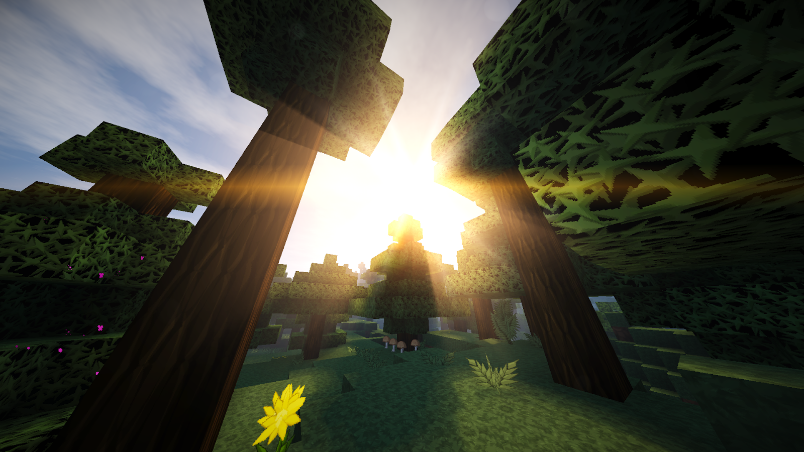 minecraft shader wallpaper - minecraft wallpaper on Tumblr