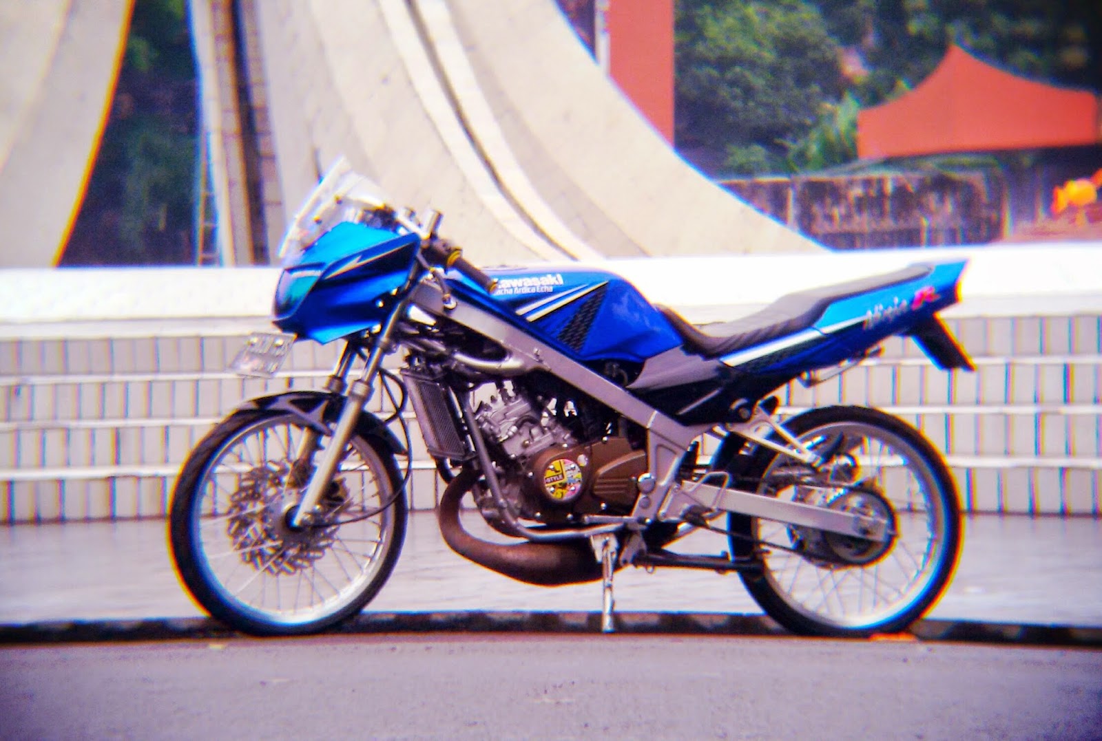 Download Kumpulan Modifikasi Motor Ninja R Biru Terlengkap Obeng Motor