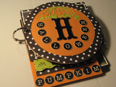 Scrapbook mini álbum Halloween