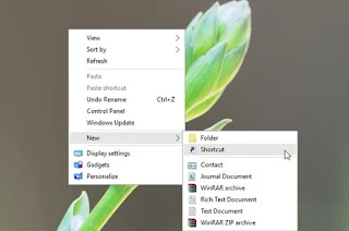 Cara Membuat Shortcut Slide to Shutdown Windows 10